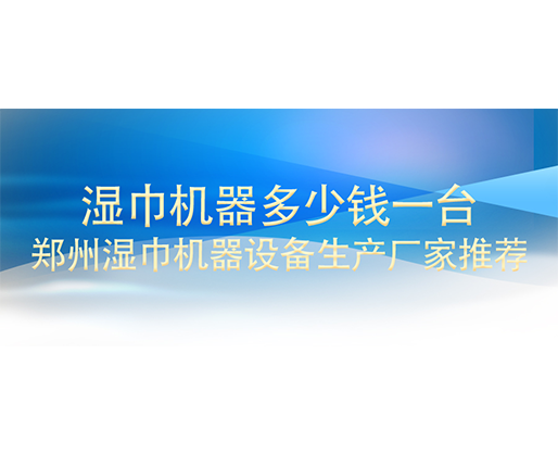 濕巾機(jī)器多少錢一臺，鄭州濕巾機(jī)器設(shè)備生產(chǎn)廠家推薦
