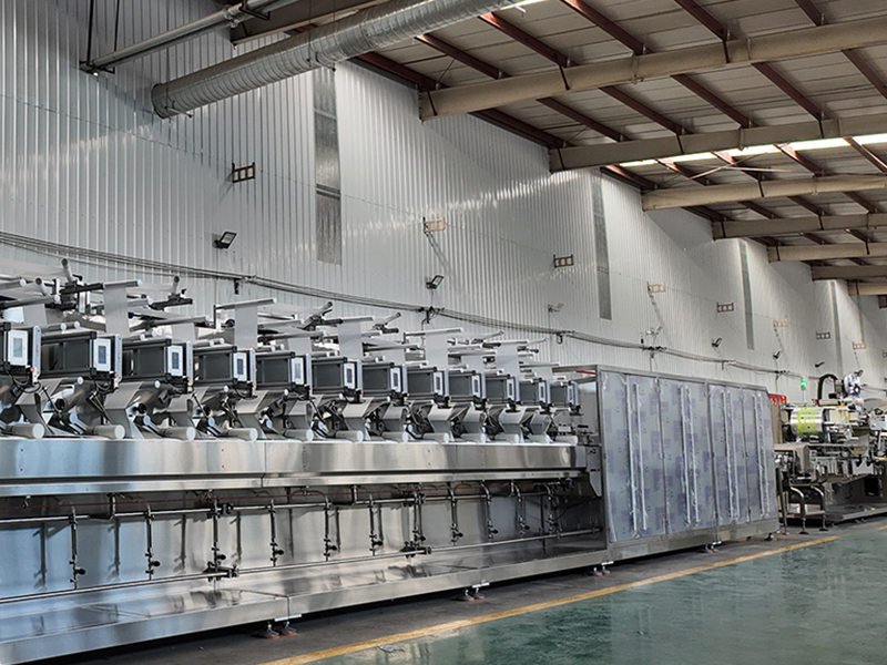 全自動16道濕巾機