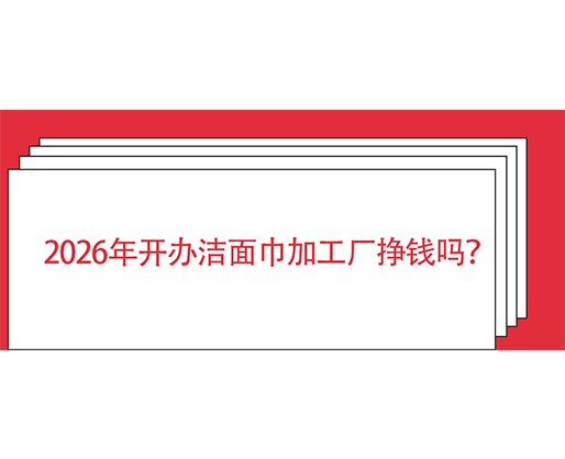 2026年開(kāi)辦潔面巾加工廠掙錢嗎？